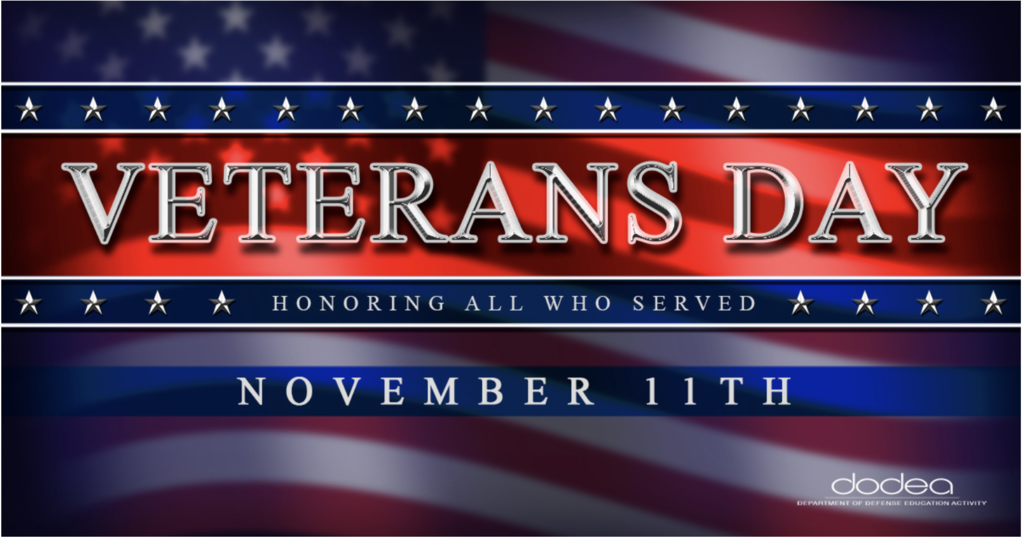 Veterans Day - November 11, 2022