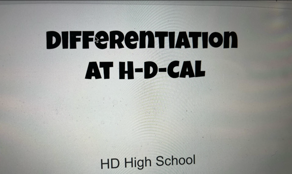 Differentiation @ H-D-CAL