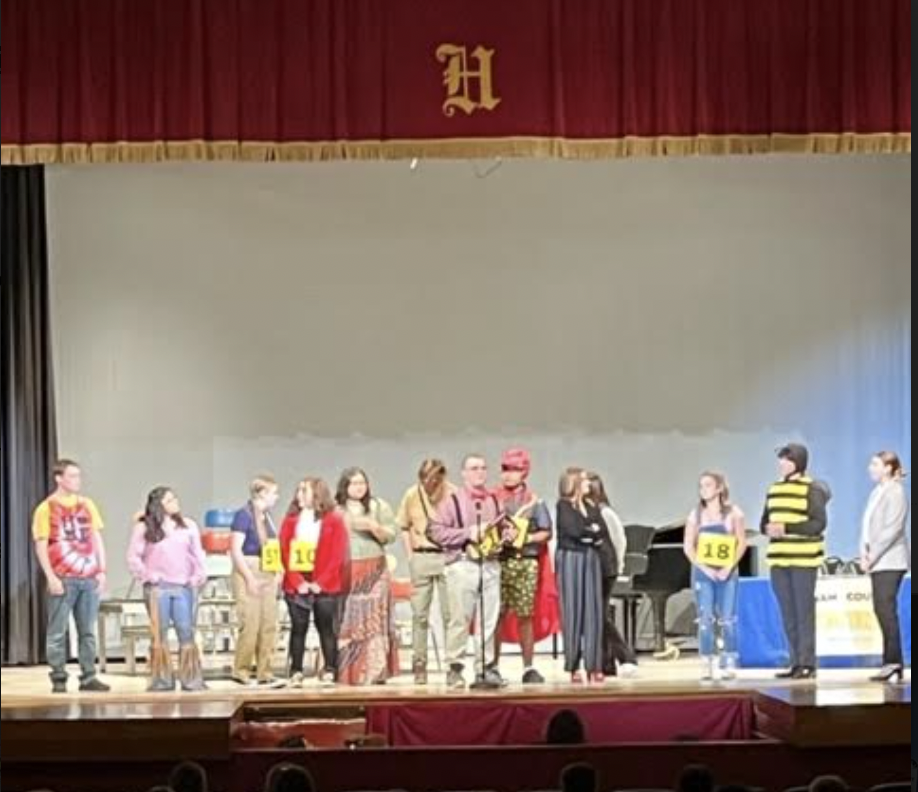 The cast of Spelling Bee