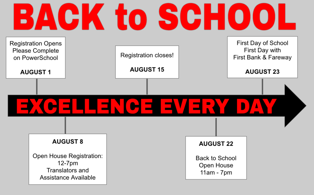 Back to School Information!